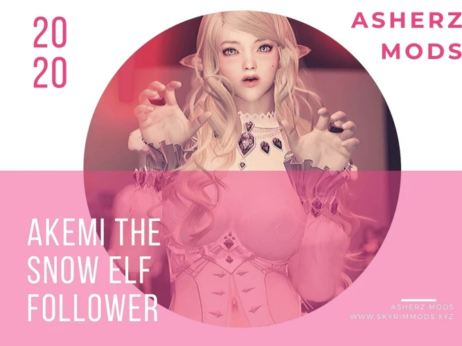Akemi the Snow Elf Anime - Style Racemenu Face Preset